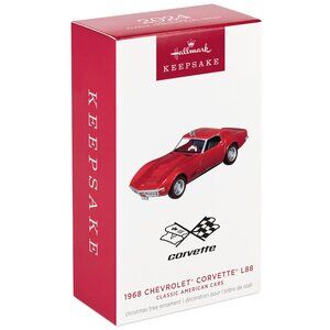 New! 1968 Chevrolet Corvette L88 Hallmark Keepsake Ornament Classic American #34